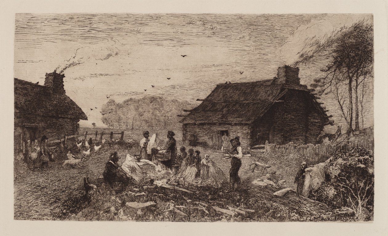 Matin de lessive dans le sud - John Mackie Falconer