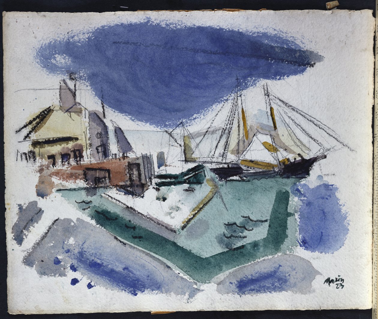 Scène portuaire - John Marin