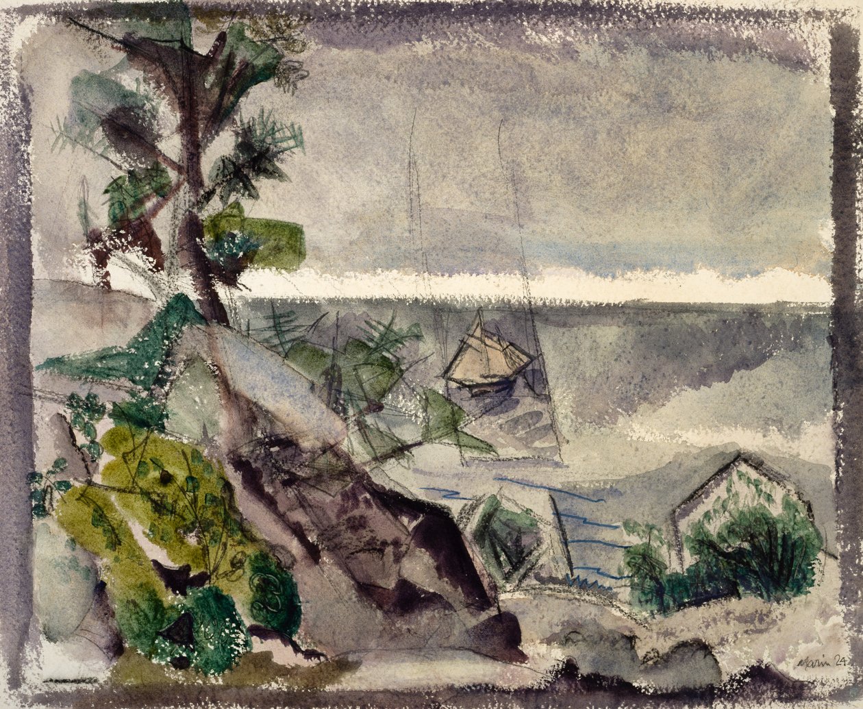 Le petit voilier - John Marin