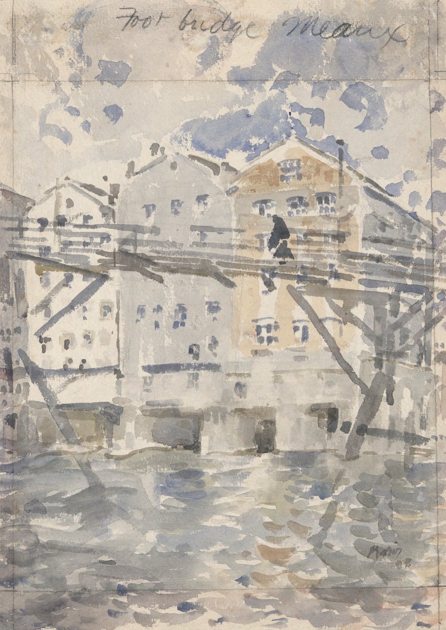 Le petit pont, Meaux - John Marin