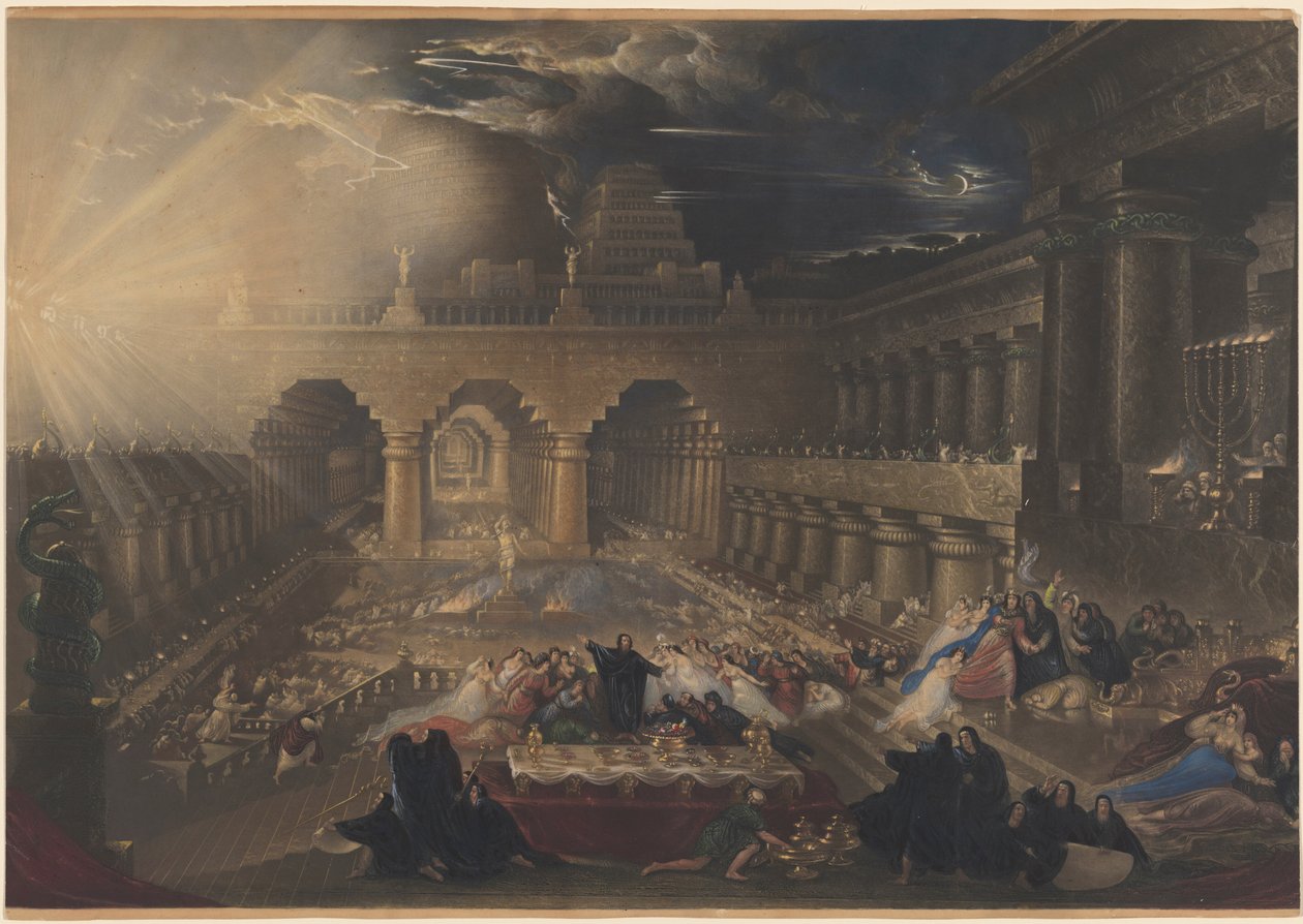 Le Festin de Balthazar - John Martin