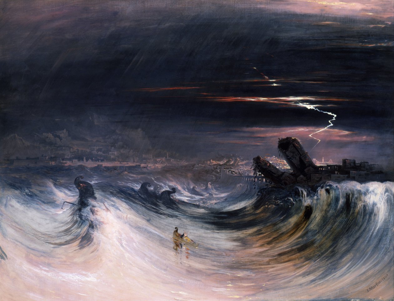 Destruction de Tyr - John Martin