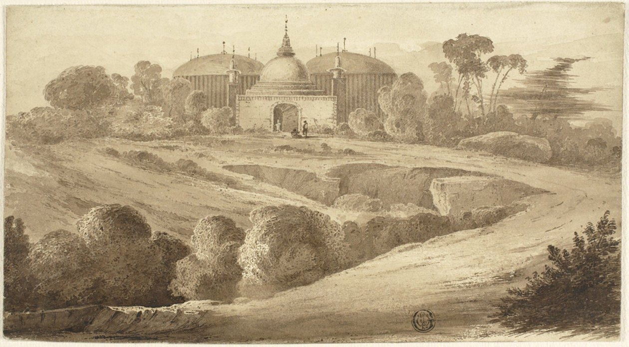 Paysage oriental fantastique - John Martin
