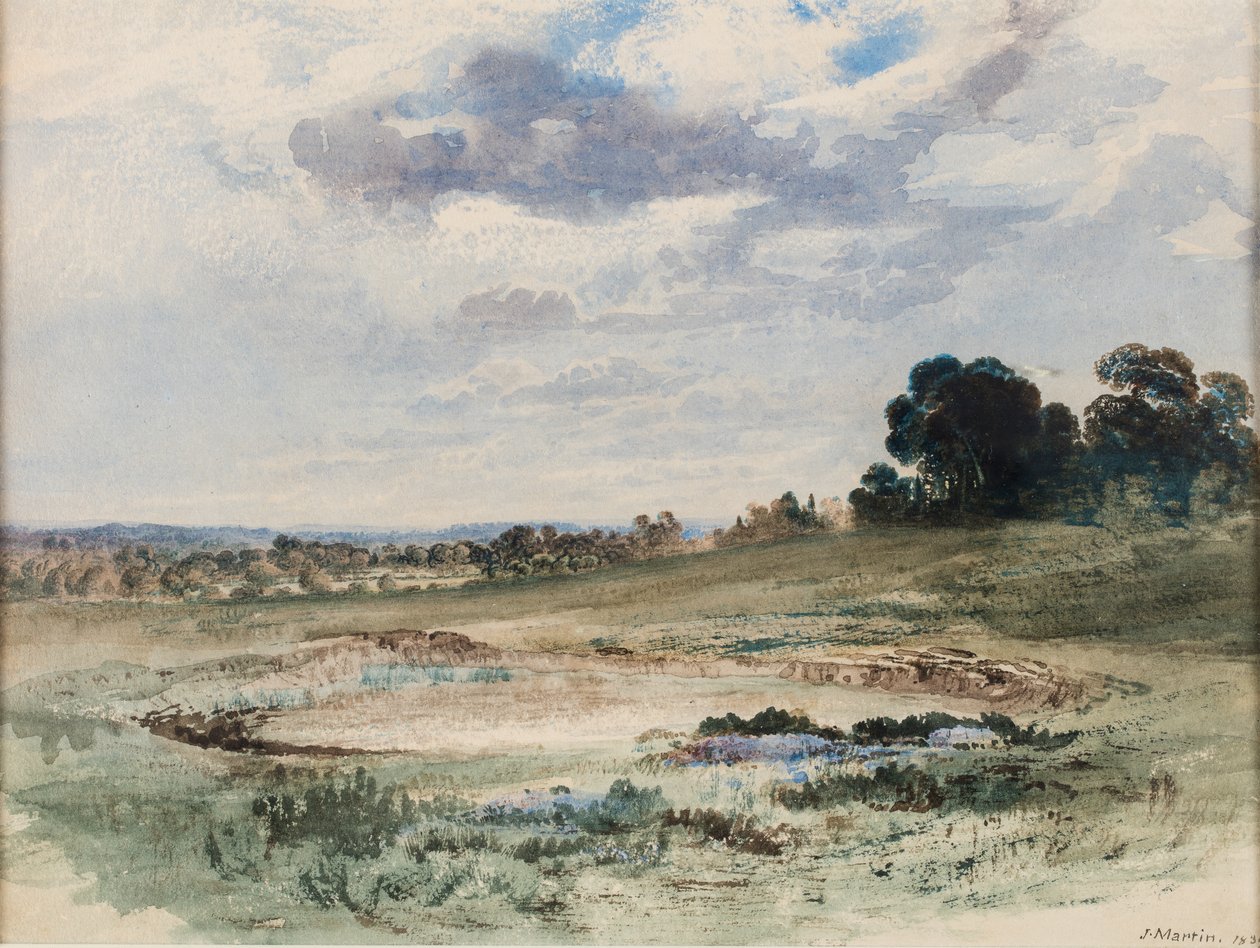 Paysage (Possiblement Richmond Park, Londres) - John Martin
