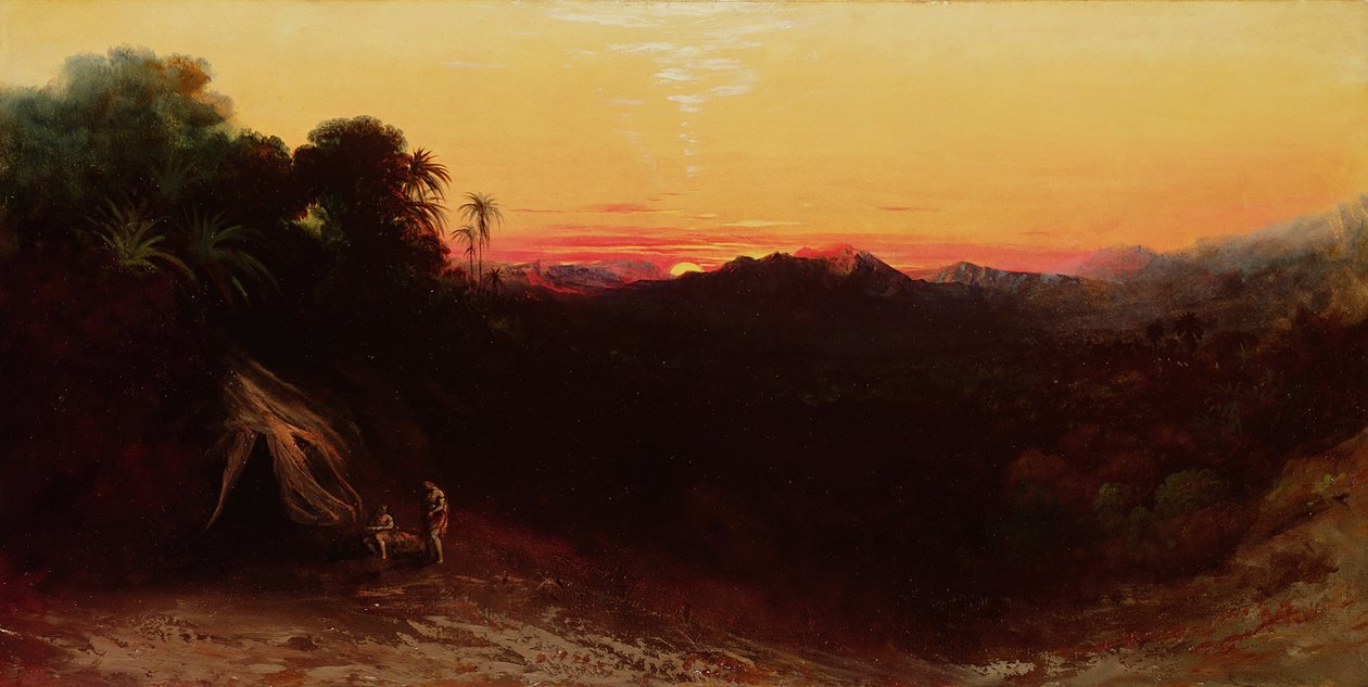 Rencontre de Jacob et Ésaü - John Martin