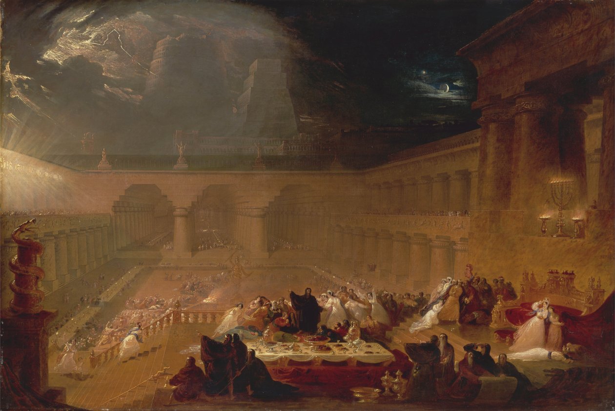 Le Festin de Balthazar, 1820 - John Martin