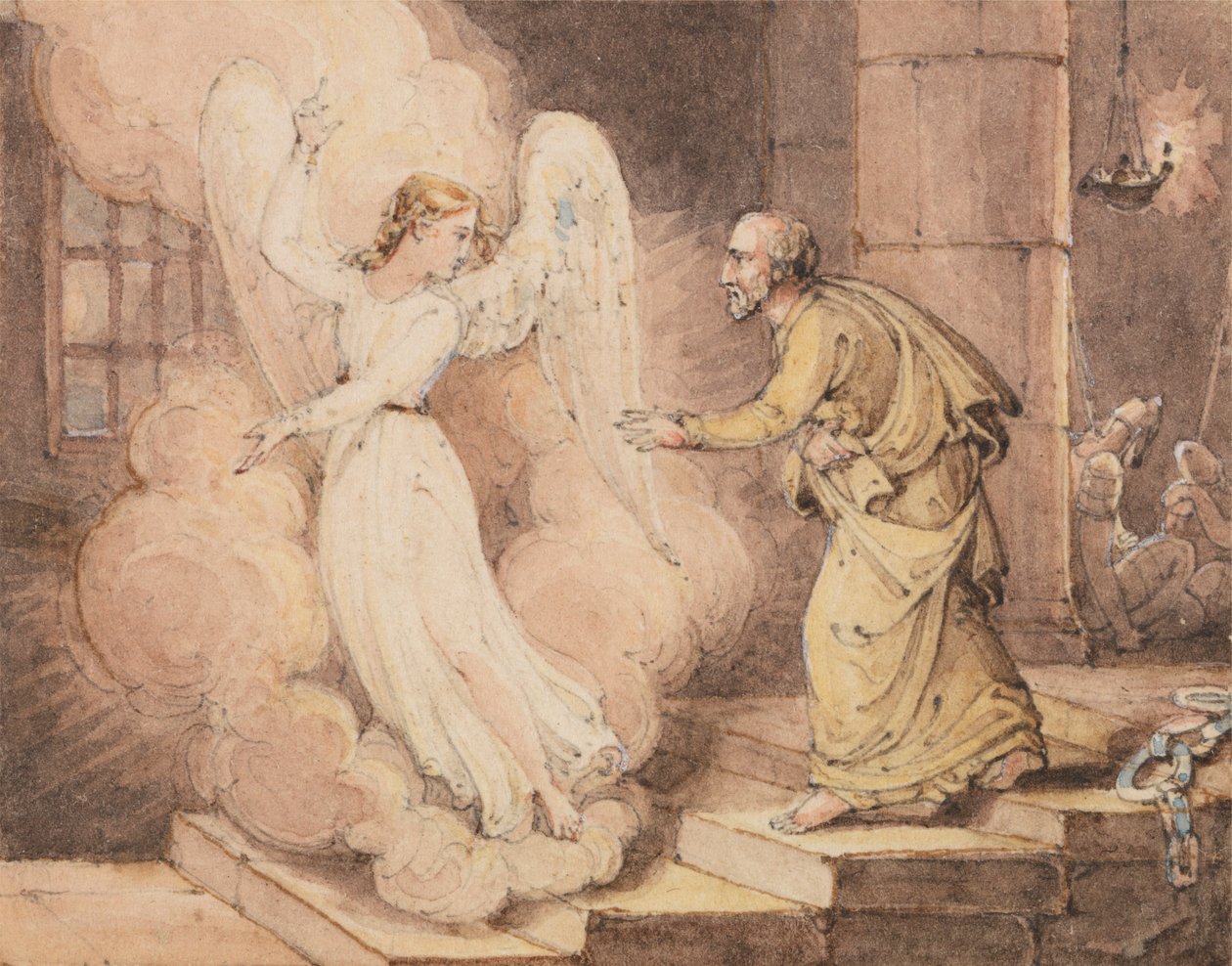La Libération de Saint Pierre de la Prison - John Martin