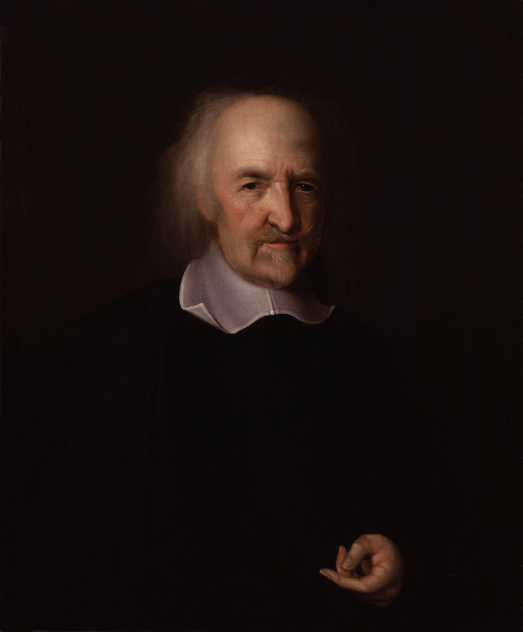 Portrait de Thomas Hobbes, 1669-70 - John Michael Wright