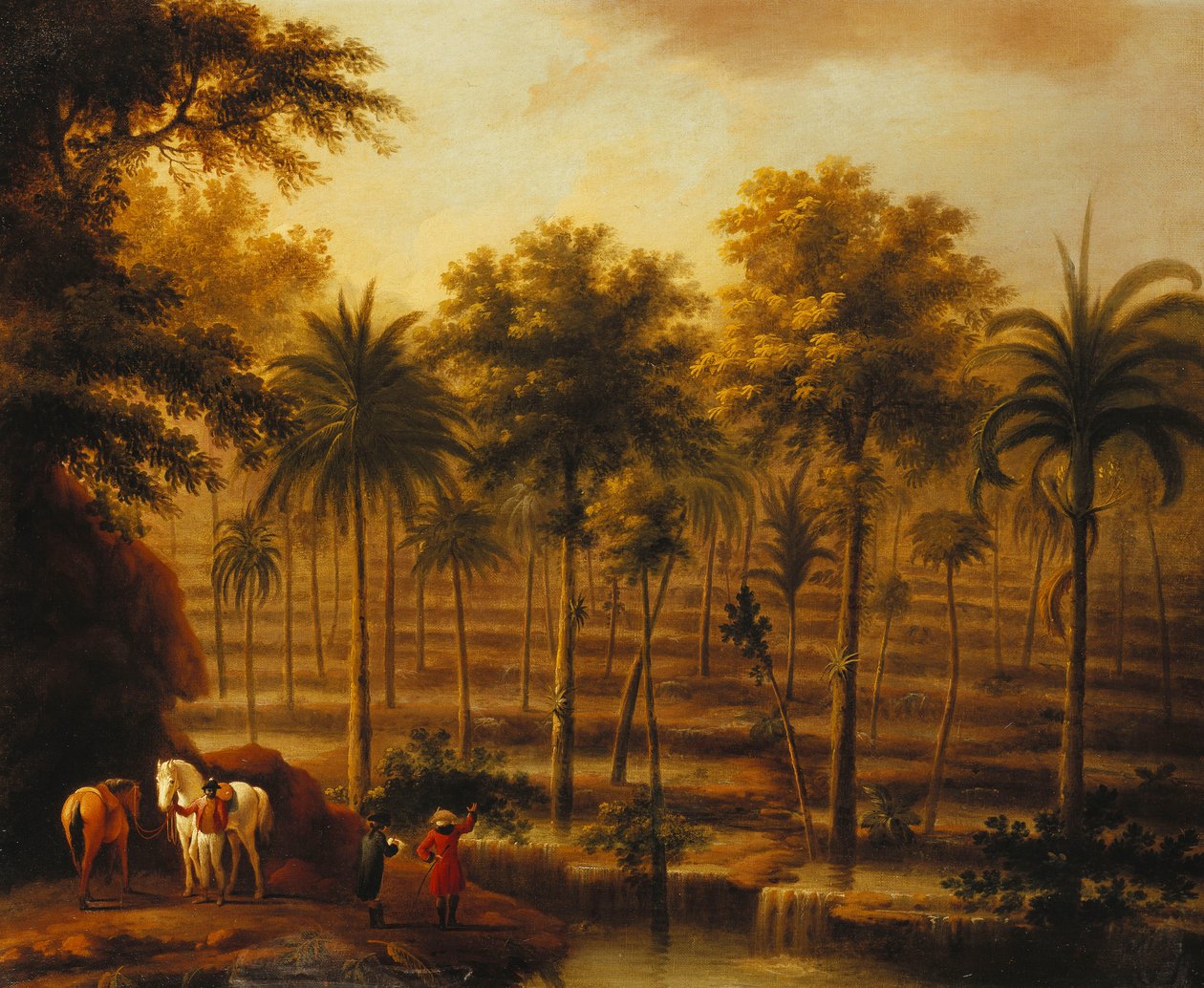 Vue des cascades de Roaring River, Jamaïque - John Milton