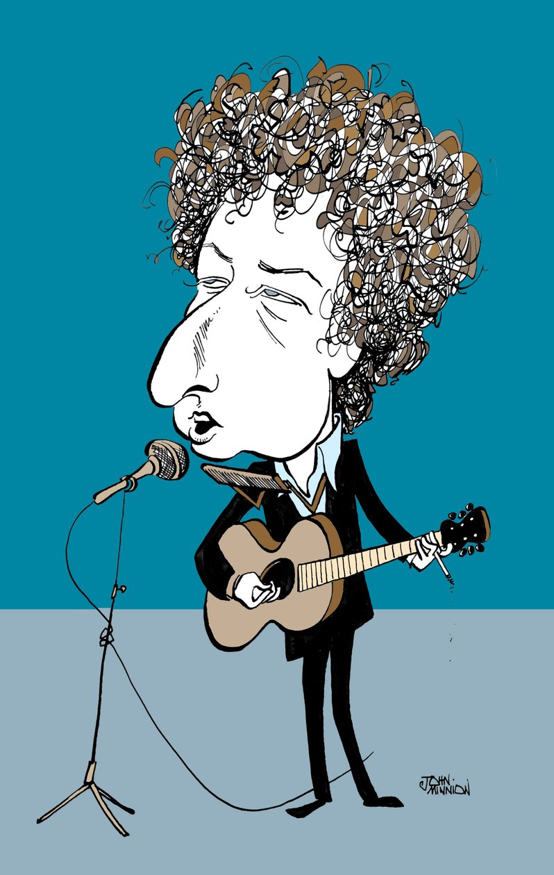 Bob Dylan (dessin) - John Minnion