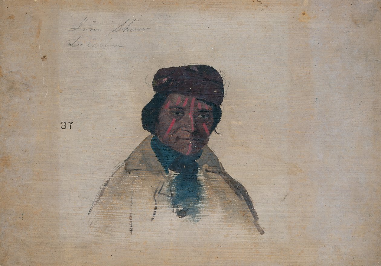 Jim Shaw, Delaware, 1837 - John Mix Stanley