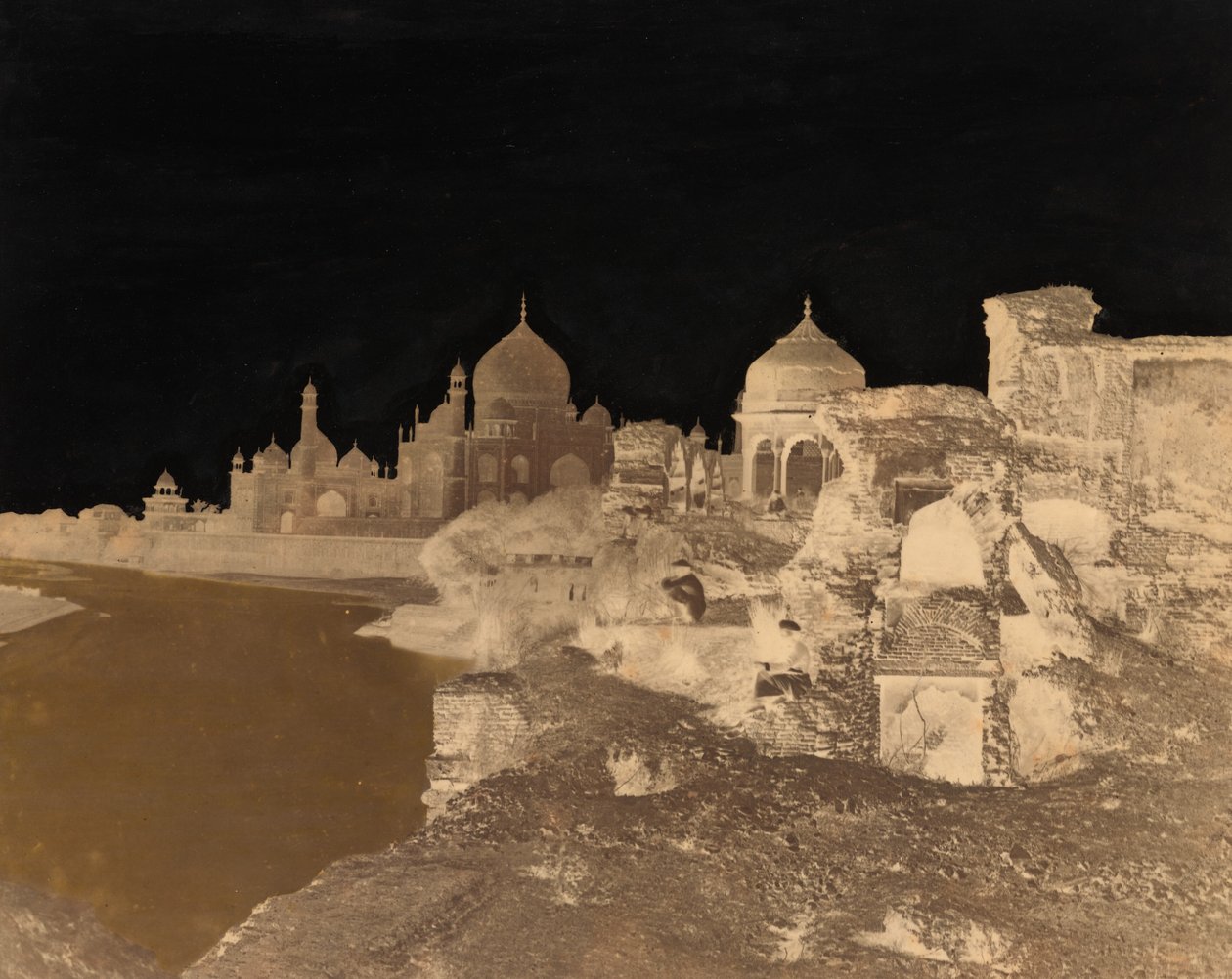 Taj Mahal vu de l