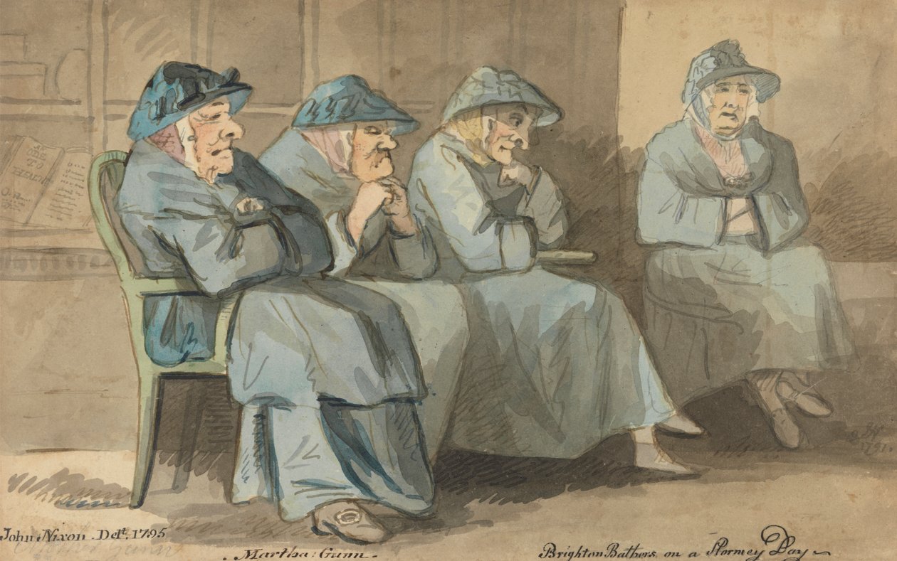 Martha Gunn, baigneuse à Brighton - John Nixon