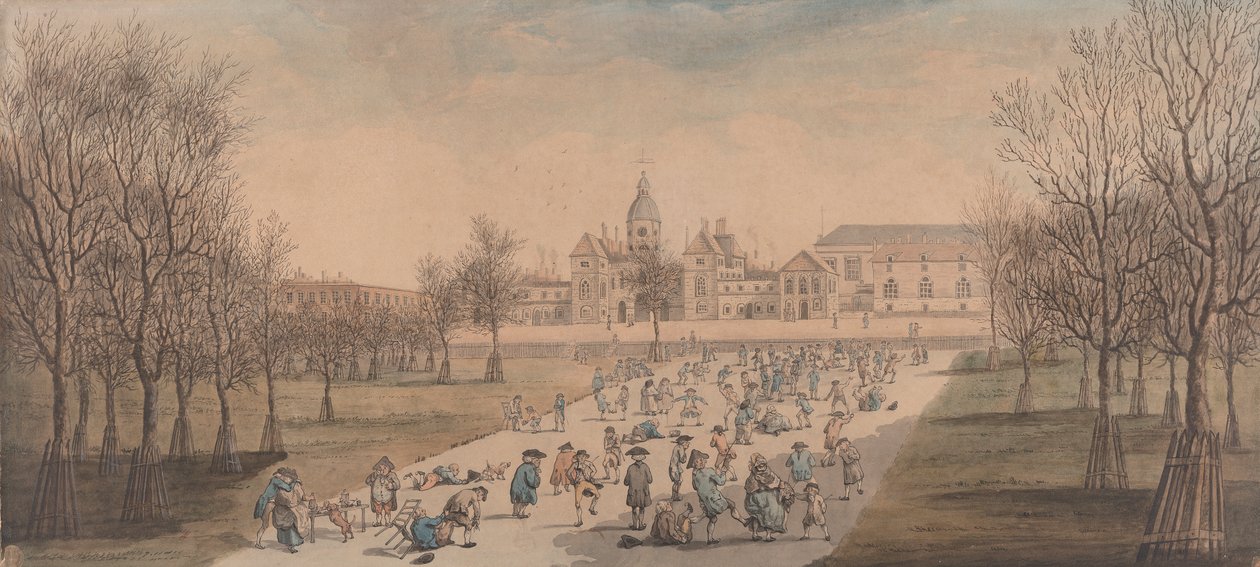 Patinage dans le parc St. James - John Nixon