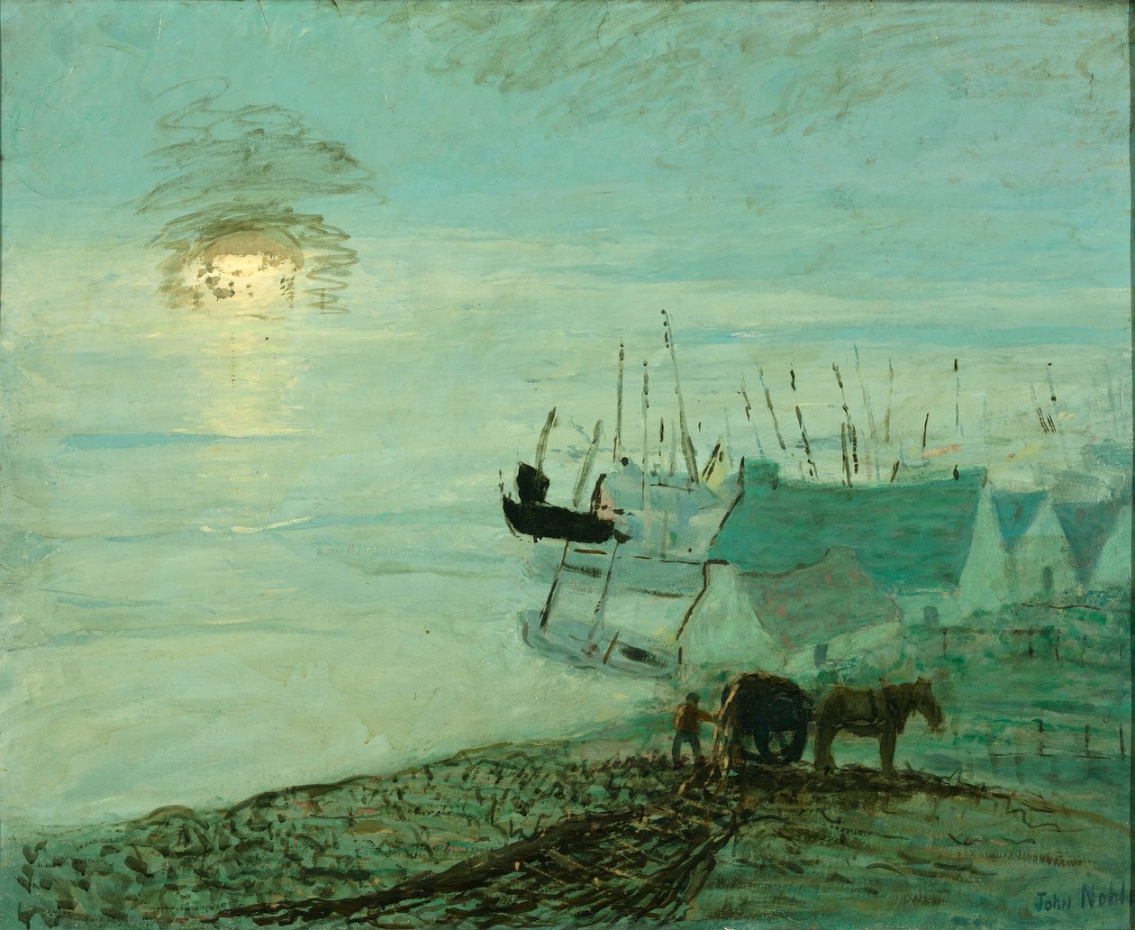 Scène de plage (verso de 1929.6.79A) - John Noble