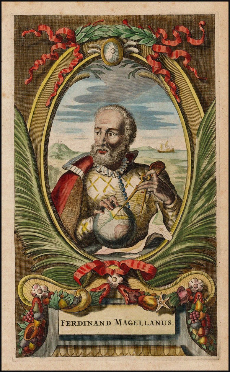 Portrait de Ferdinand Magellan, 1671 - John Ogilby