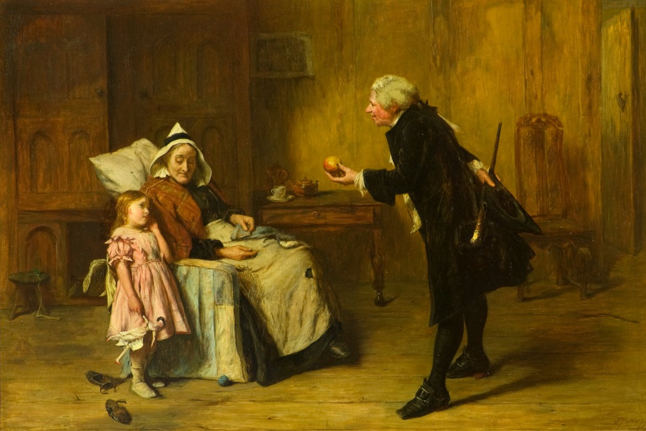 La visite du docteur - John Pettie