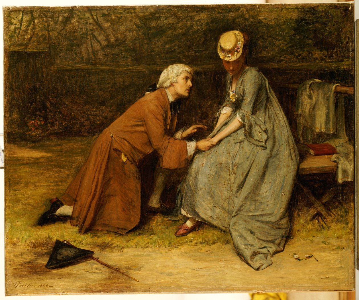 La proposition, 1869 - John Pettie