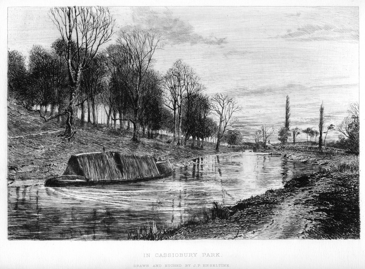 Dans le parc de Cassiobury, 19e siècle - John Postle Heseltine