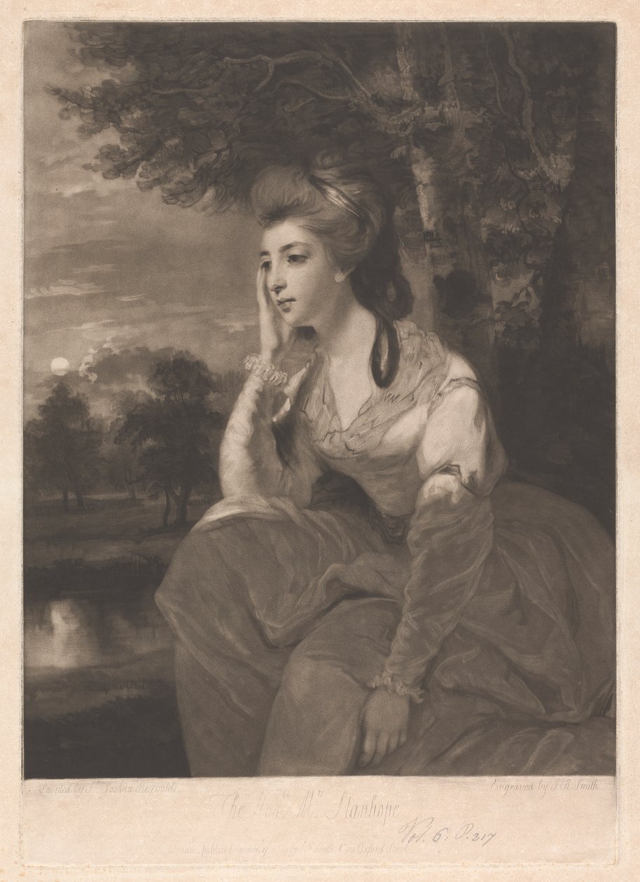 Honorable Mme Stanhope - John Raphael Smith