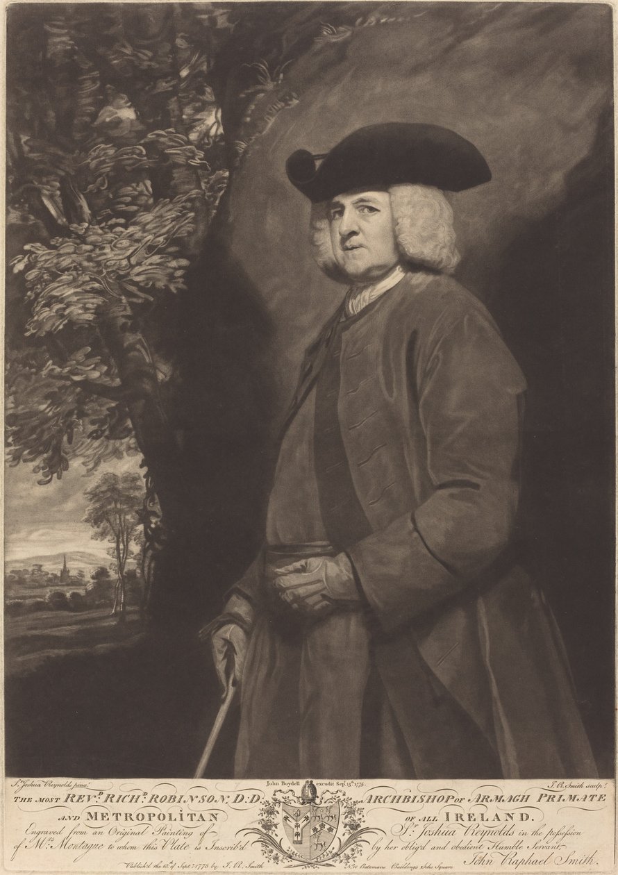 Richard Robinson, publié en 1775 - John Raphael Smith