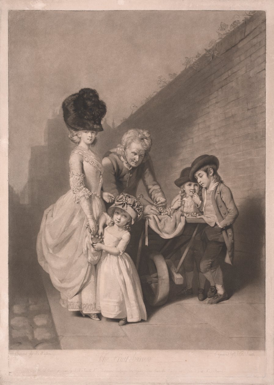 La brouette de fruits - John Raphael Smith
