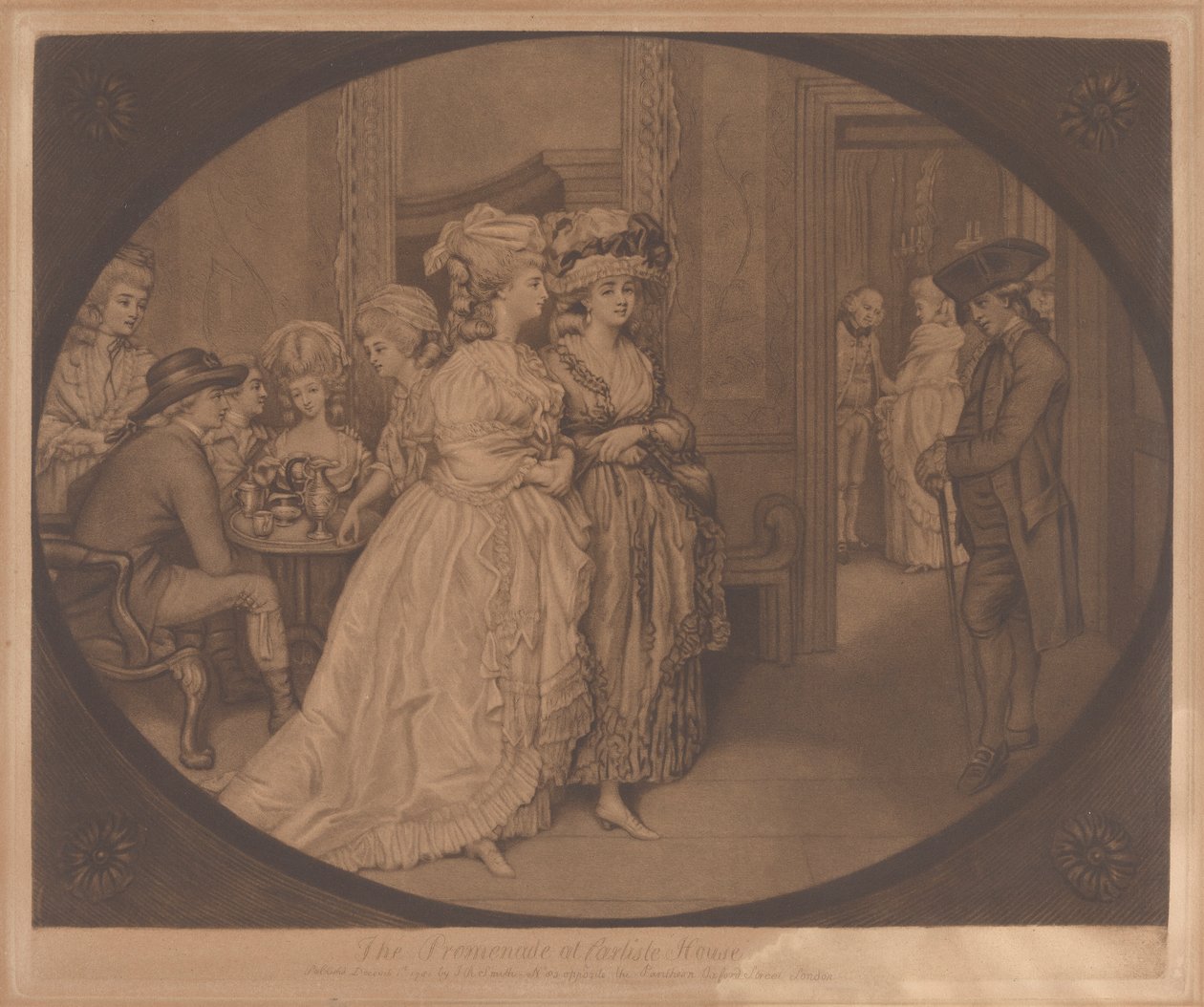 La Promenade à Carlisle House - John Raphael Smith