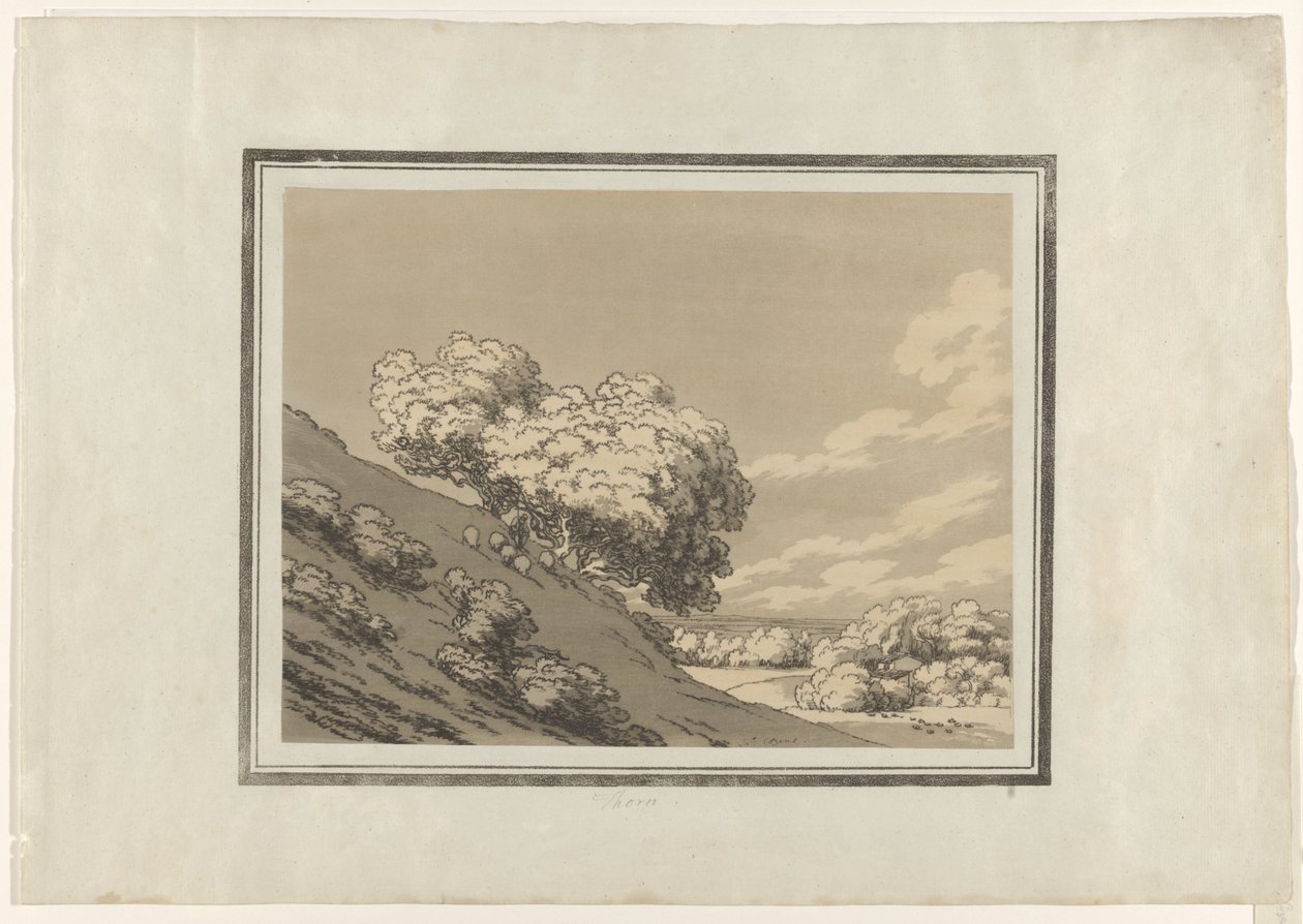 Épine - John Robert Cozens (signed by artist)