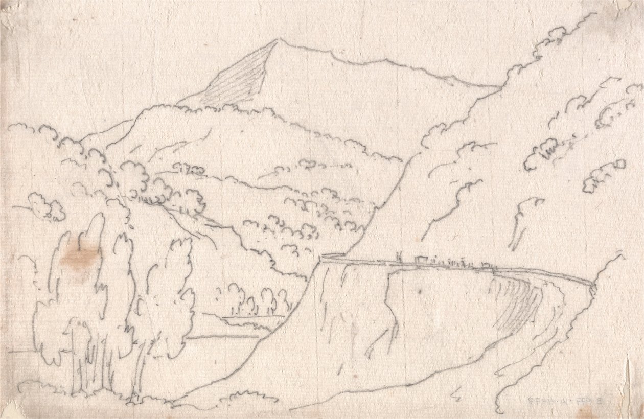 Entre Tavarnelle et Capriano - John Robert Cozens
