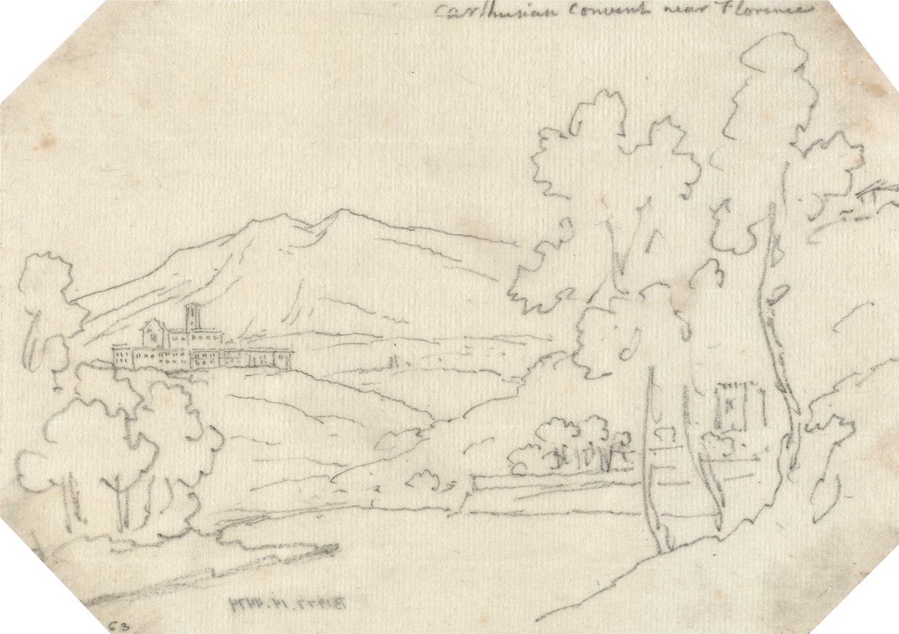 Couvent des Chartreux près de Florence - John Robert Cozens