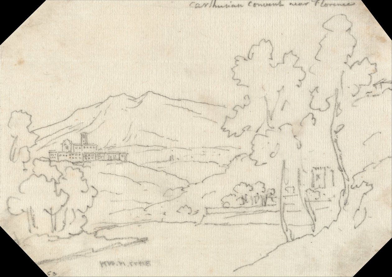 Couvent des Chartreux près de Florence - John Robert Cozens