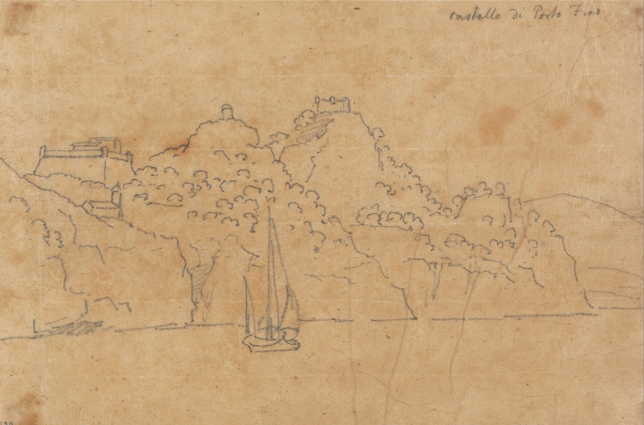 Château de Portofino - John Robert Cozens