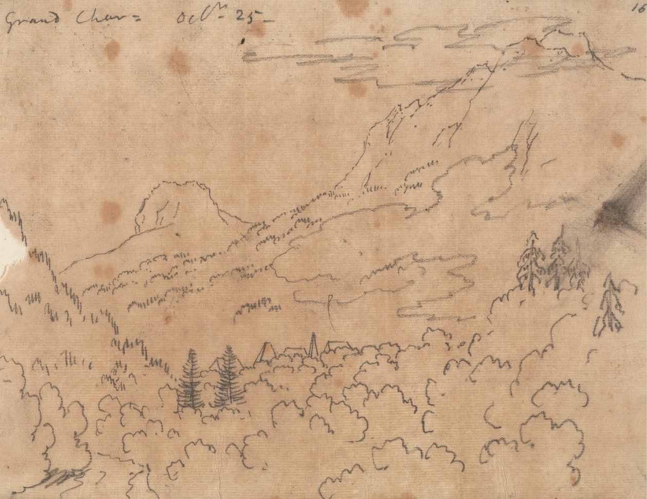 Grande Chartreuse, 25 octobre - John Robert Cozens