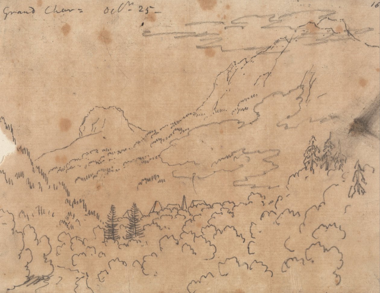 Grand Chartreuse, 25 octobre - John Robert Cozens