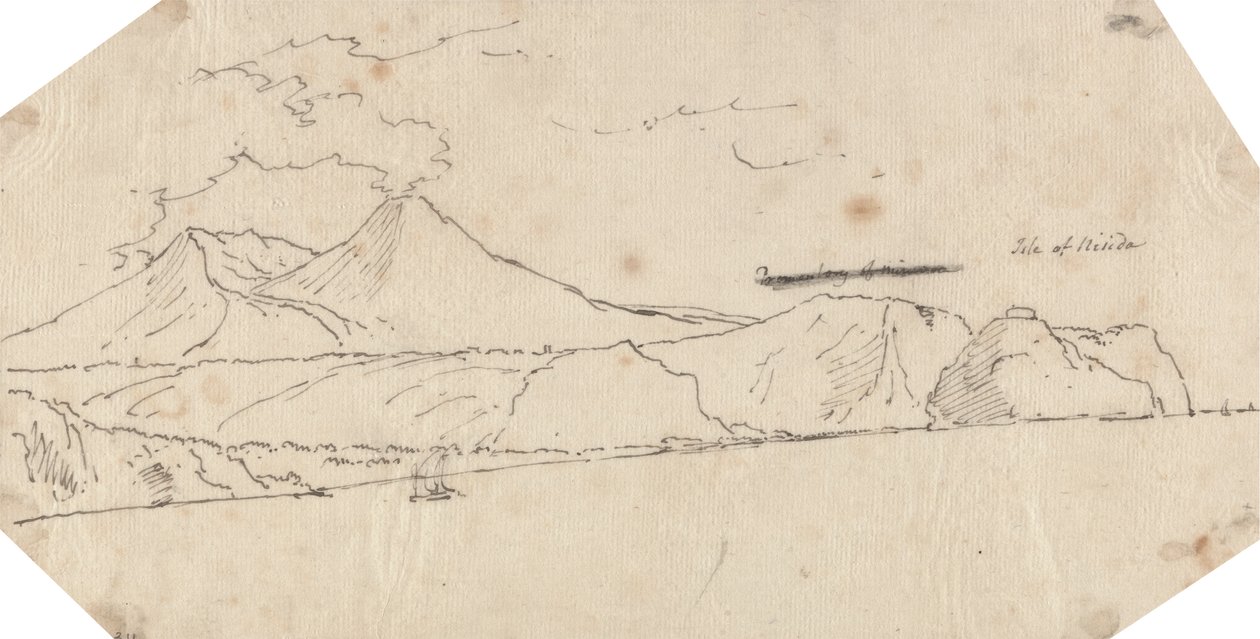 Île de Nisida - John Robert Cozens