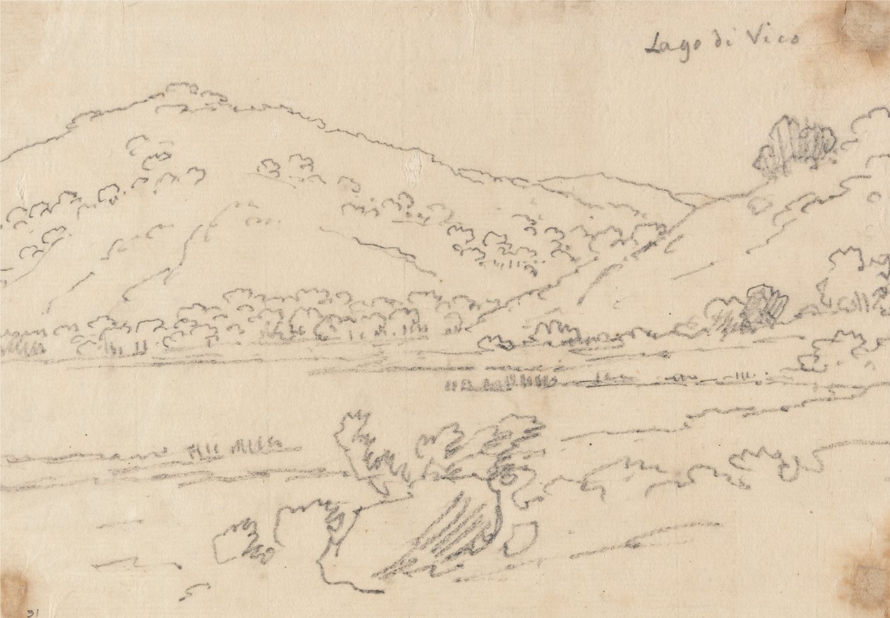 Lac de Vico - John Robert Cozens