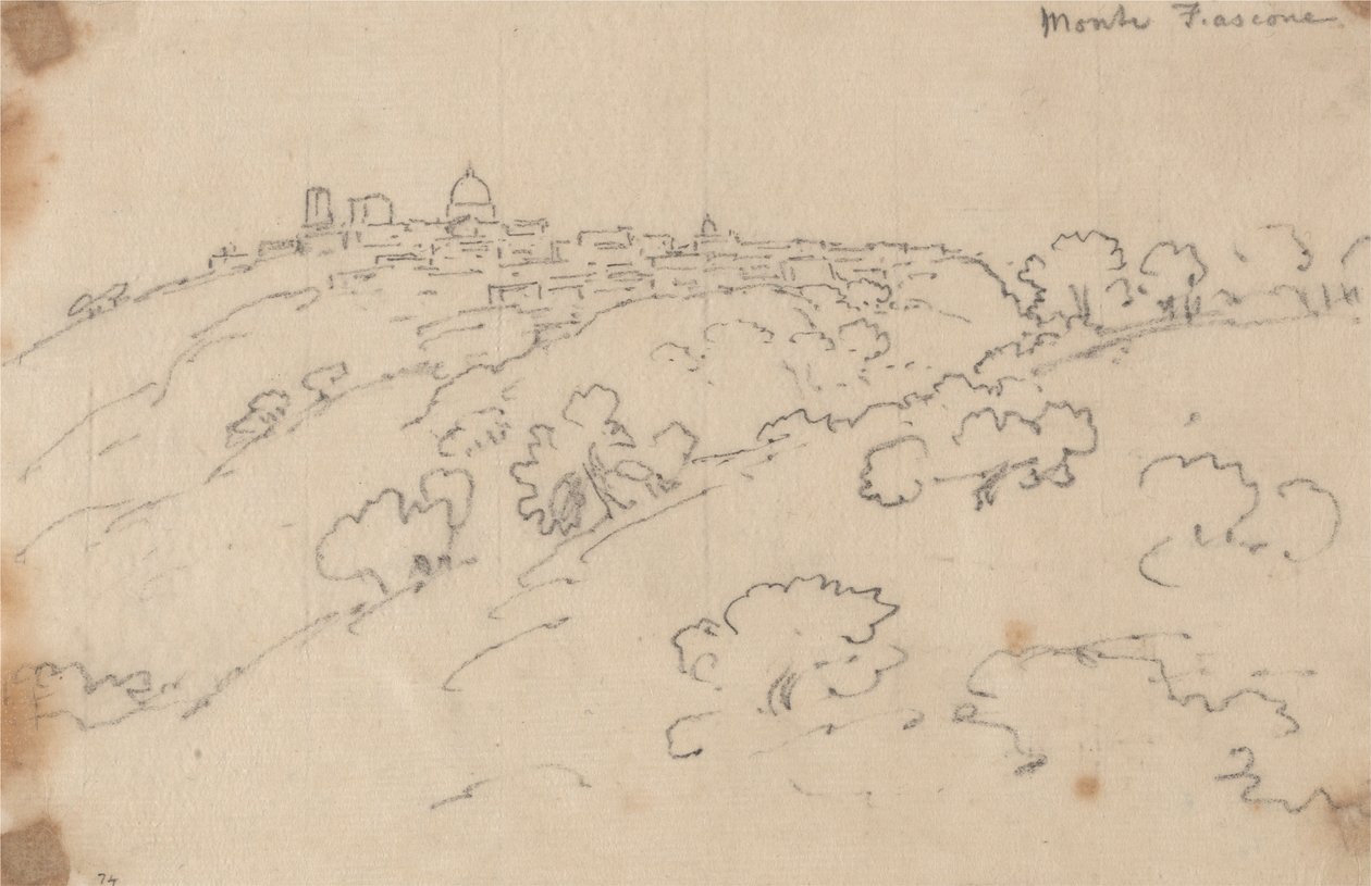 Monte Fiascone - John Robert Cozens