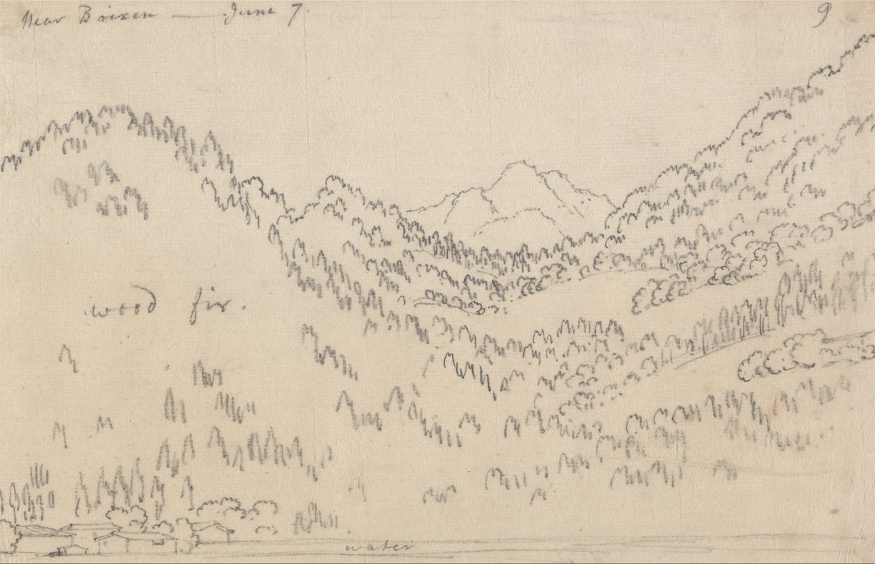 Près de Brixen, le 7 juin - John Robert Cozens