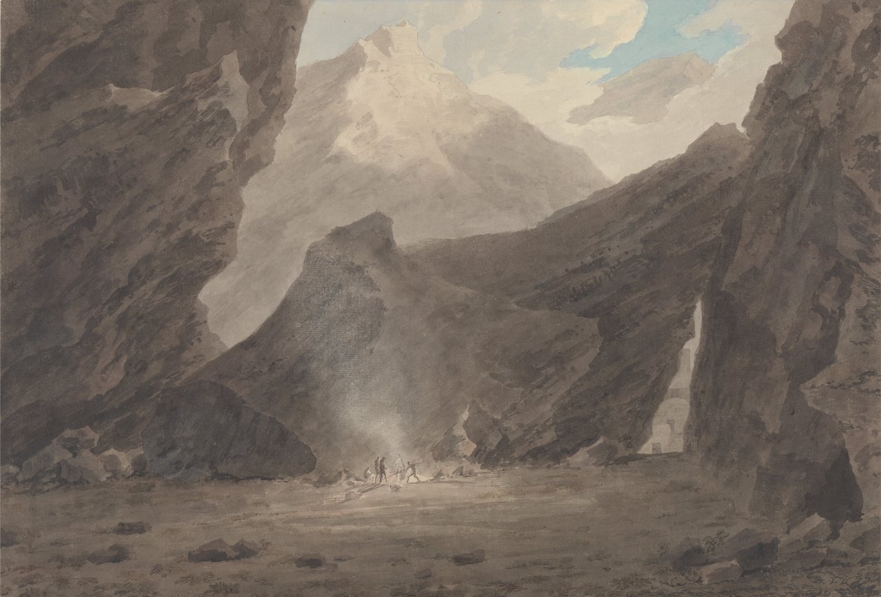 Près de Chiavenna dans les Grisons - John Robert Cozens