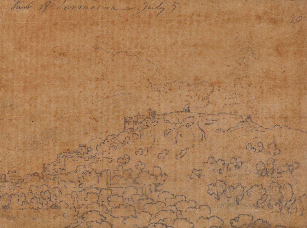 Partie de Terracina, 5 juillet - John Robert Cozens