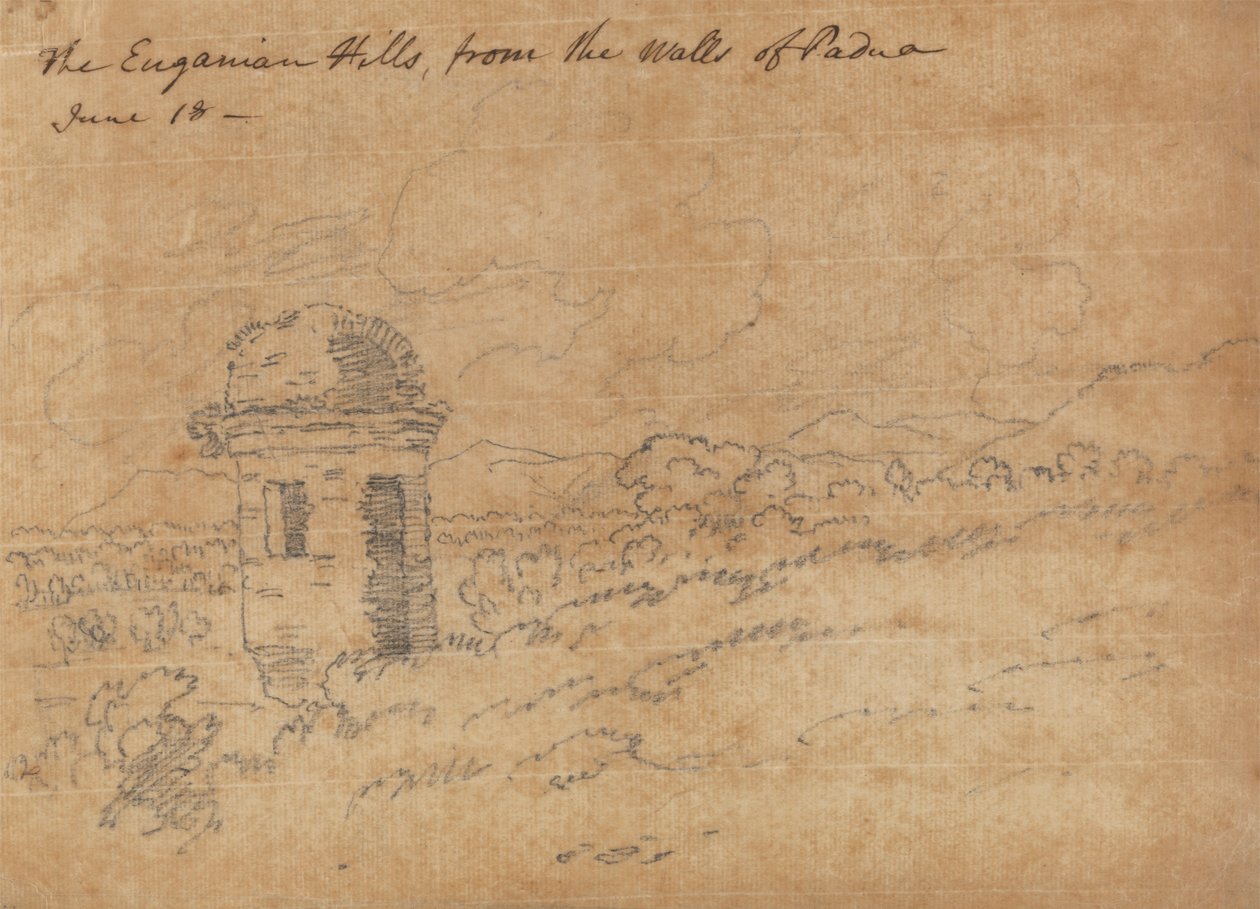 Les collines euganéennes - John Robert Cozens