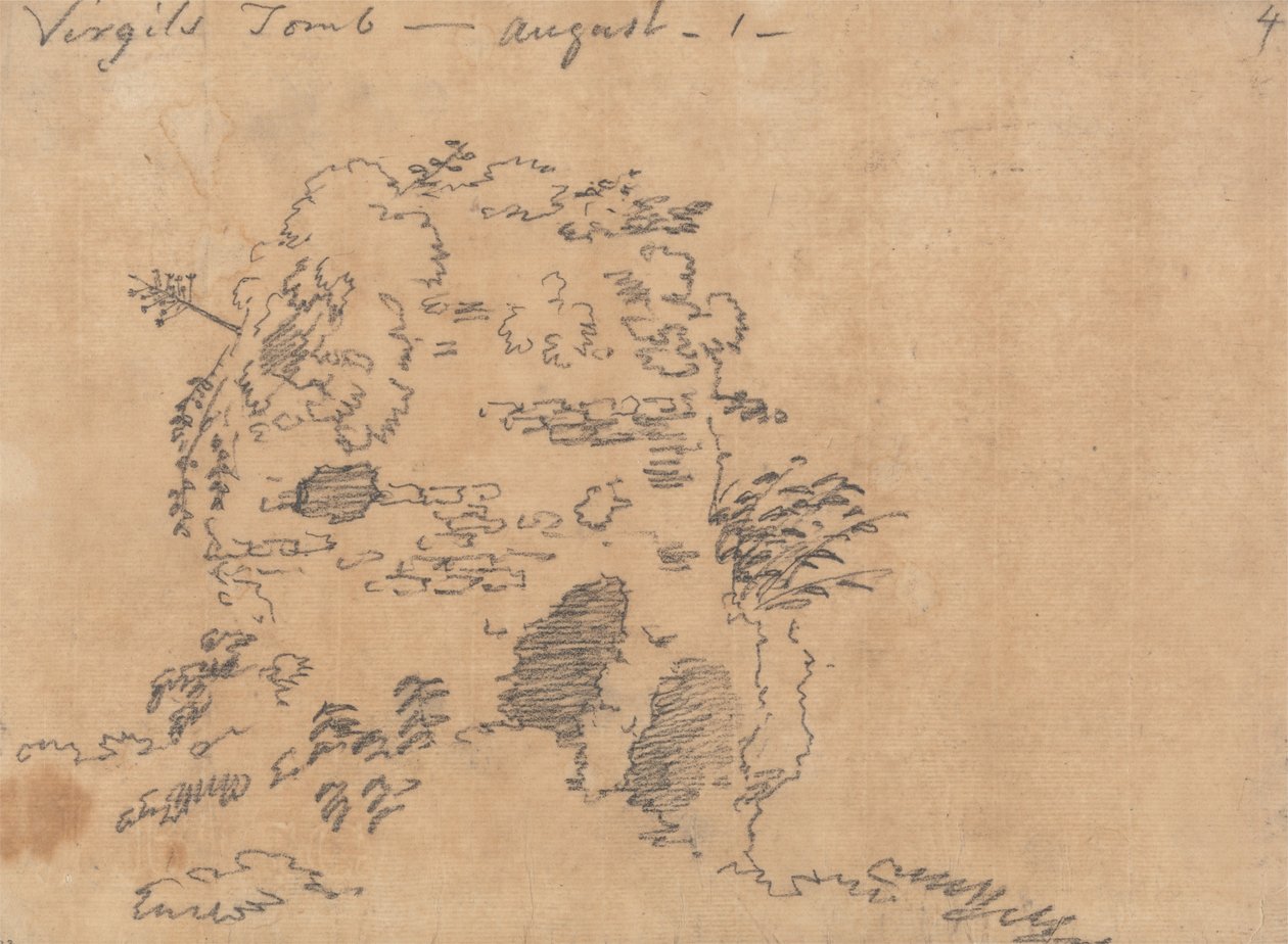 Le tombeau de Virgile, 1er août - John Robert Cozens