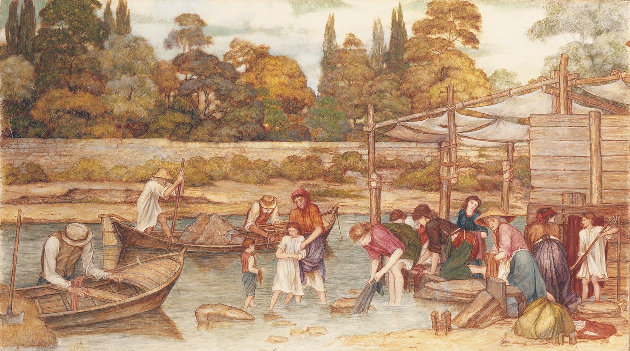 Le Lavoir - John Roddam Spencer Stanhope