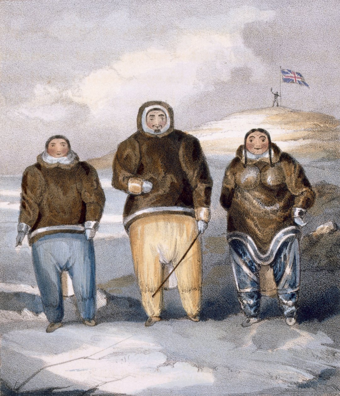 Kawalua, Tiagashu et Adlurak, 1835 - John Ross
