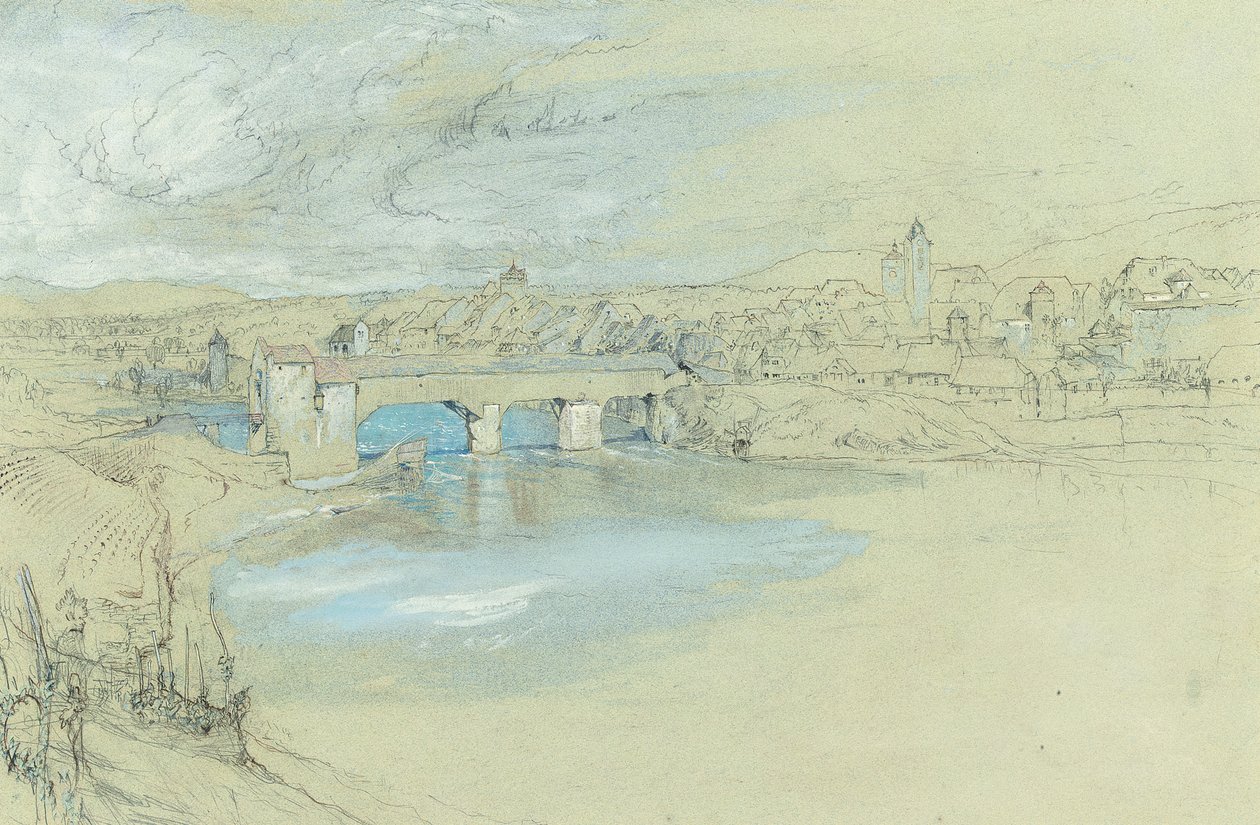 Le Pont de Rheinfelden, Suisse - John Ruskin