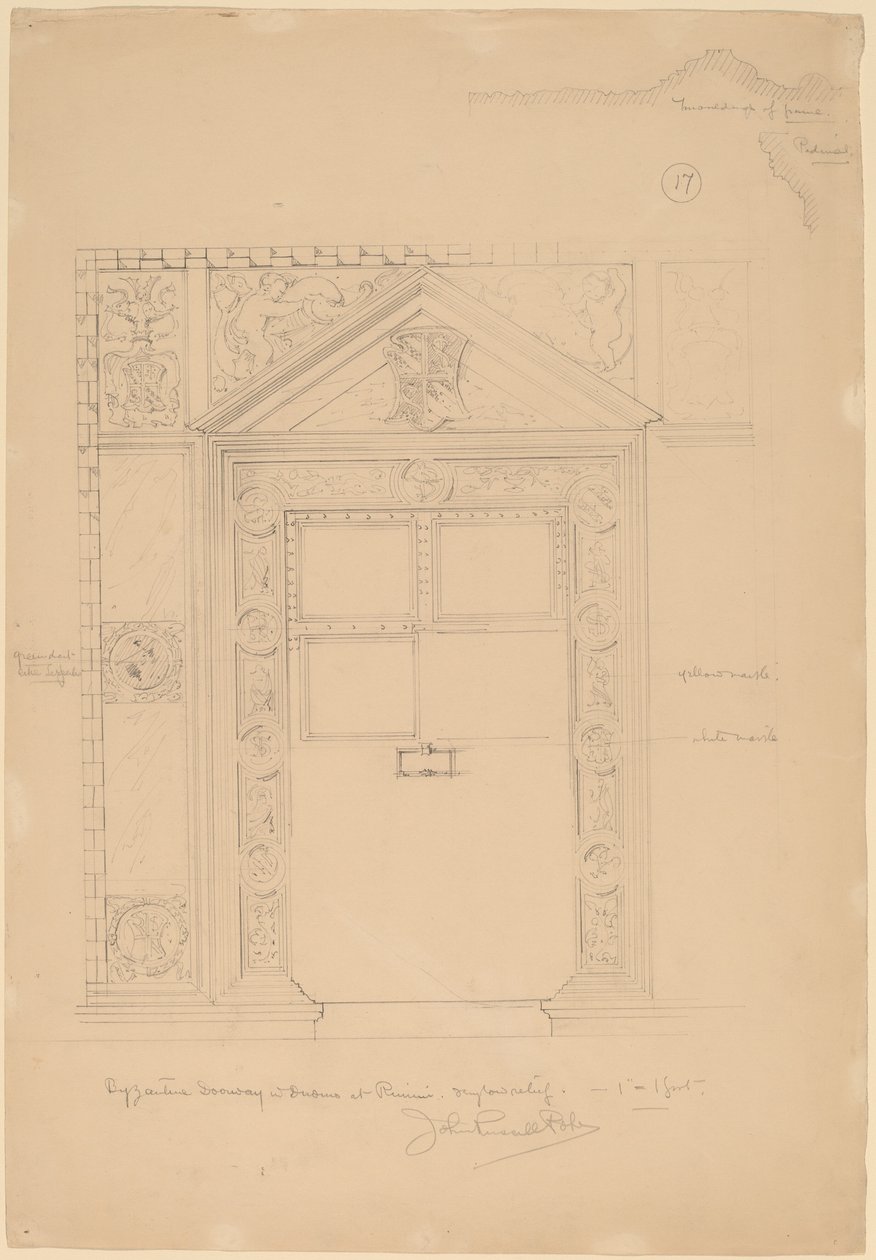 Porte Byzantine avec Duomo, Rimini - John Russell Pope