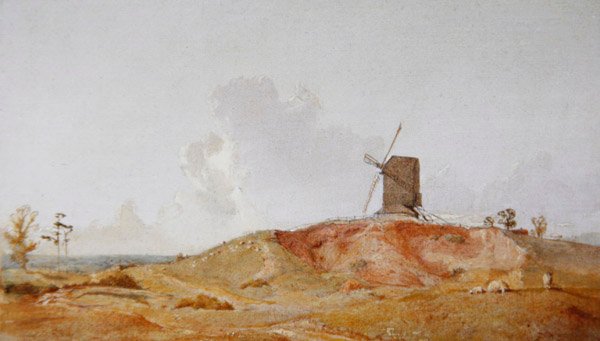 Un moulin du Sussex, un après-midi d