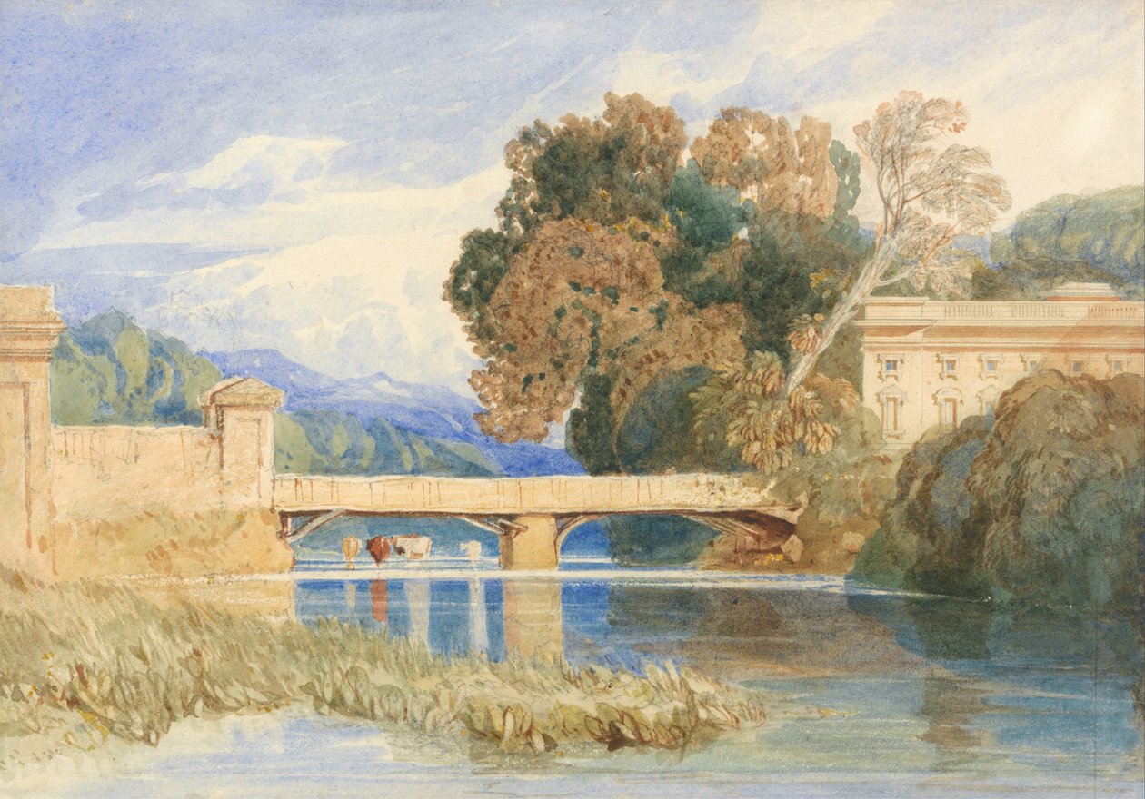 Chateau Navarre, near Evreux, Normandy - John Sell Cotman