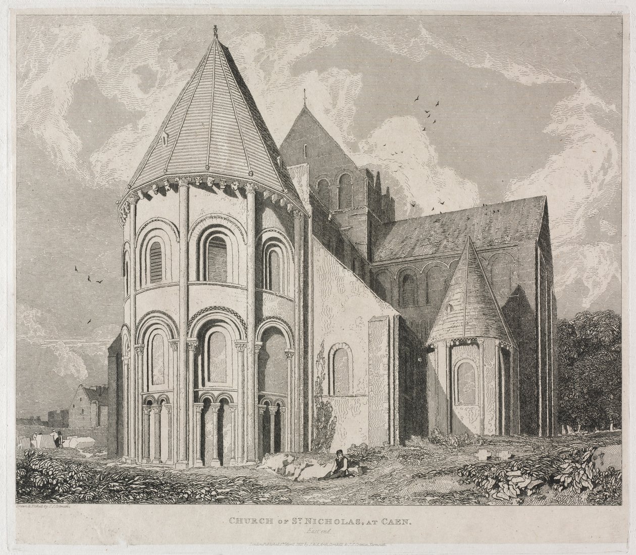 Église Saint-Nicolas, à Caen - John Sell Cotman