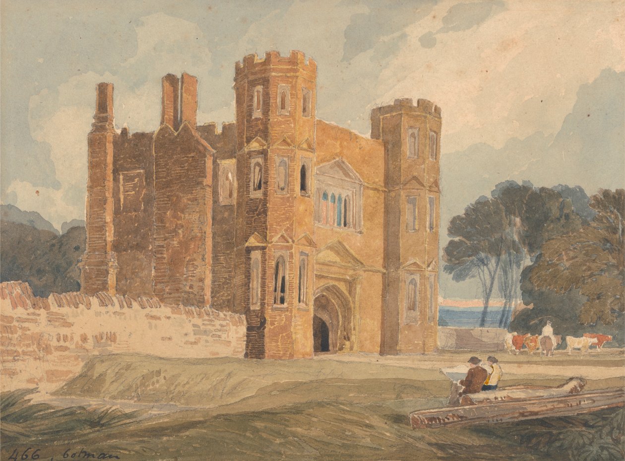 Porte, Sainte-Marie Wiggenhall, Norfolk - John Sell Cotman
